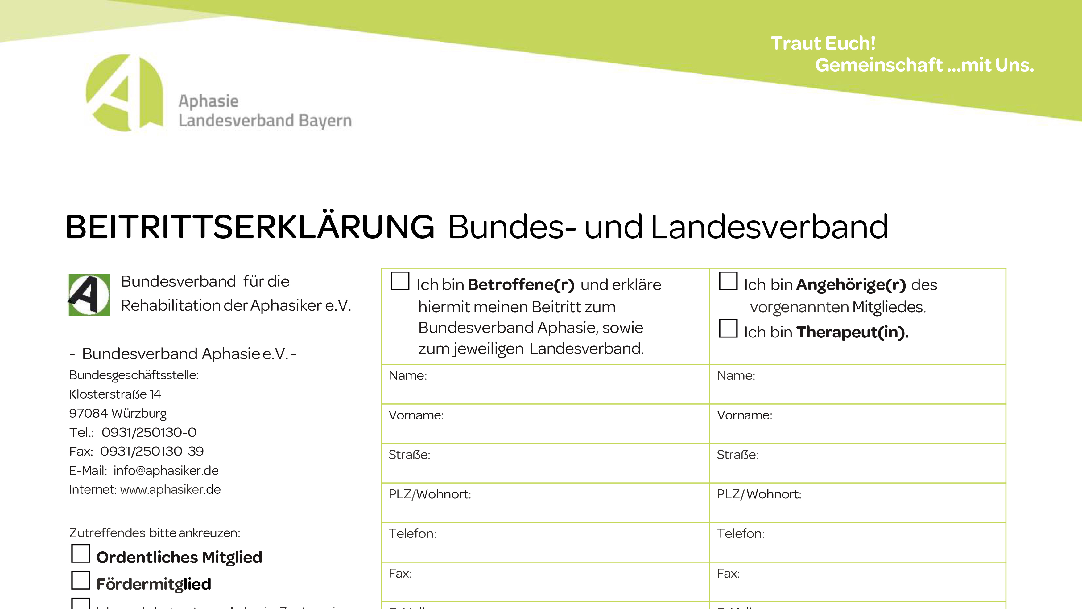 Macht mit!